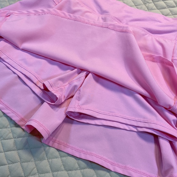 Active Girl Tennis, Golf & Roller Skating Skirt. Pink. Matching Under Shorts. - Picture 5 of 7